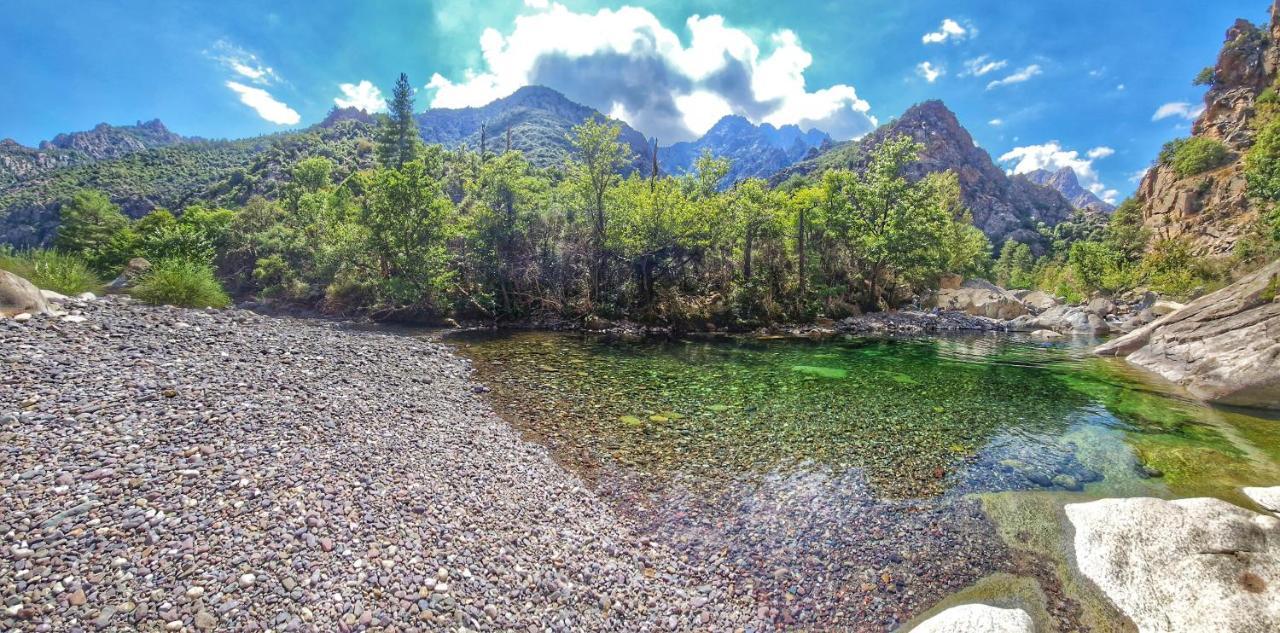 Domaine U Filanciu - Casa Chiara - Centru Di Corsica Villa Moltifao Kültér fotó